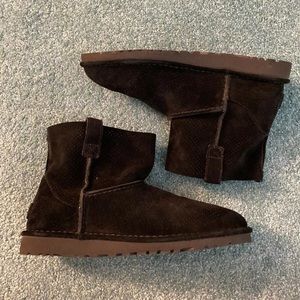 Perforated Black Ugg